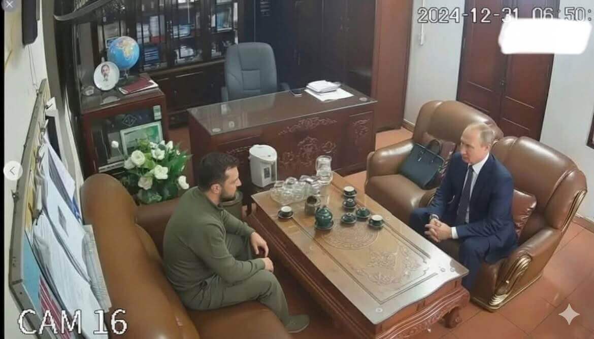 Putin và Zelensky bàn về việc lộ clip